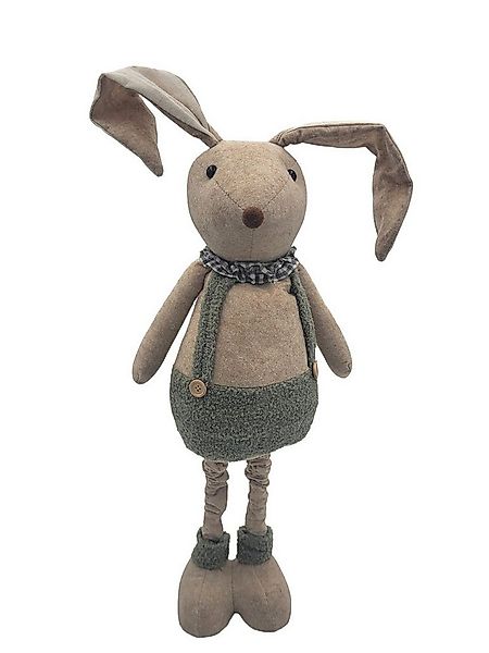BURI Dekofigur 1 Osterhase mit Teleskopbeine Dekohase Hasenfigur Stoffhase günstig online kaufen