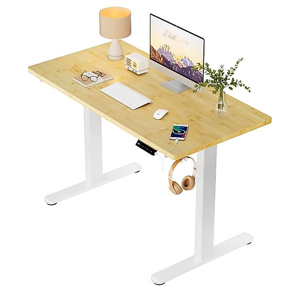 HOMALL Schreibtisch Höhenverstellbarer Schreibtisch Extra dicker günstig online kaufen