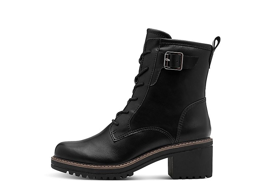 MARCO TOZZI Winterboots, Blockabsatz, Schnürboots, Stiefelette mit Kontrast günstig online kaufen