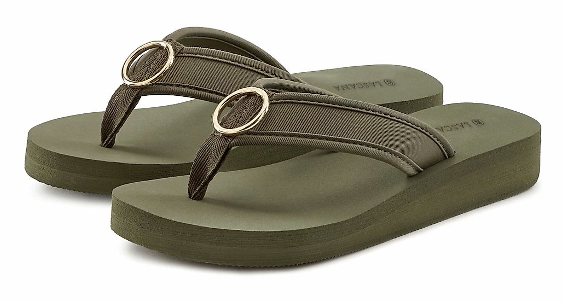 LASCANA Badezehentrenner "Sandale, Badeschuh, Pantolette, Badelatsche, Flip günstig online kaufen