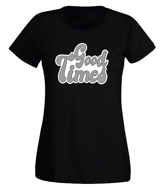 G-graphics T-Shirt Damen T-Shirt - Good Times Slim-fit, mit trendigem Front günstig online kaufen
