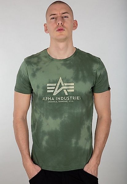 Alpha Industries T-Shirt Basic (Baumwolle) Batik olive Herren günstig online kaufen