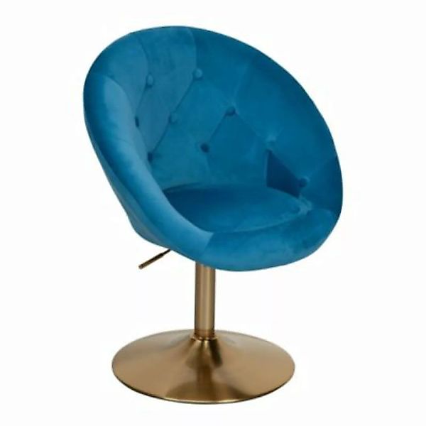 FineBuy Polsterstuhl 38 x 36 cm Sitzfläche blau günstig online kaufen
