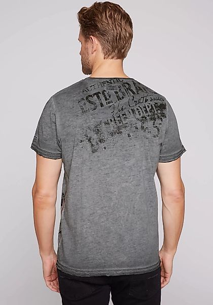 CAMP DAVID T-Shirt mit Marken-Schriftzug auf der Front günstig online kaufen
