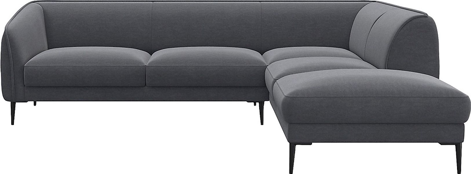 FLEXLUX Ecksofa "Belle Designsofa, L-Form, B/T 268/209 cm" Skandinavisches günstig online kaufen
