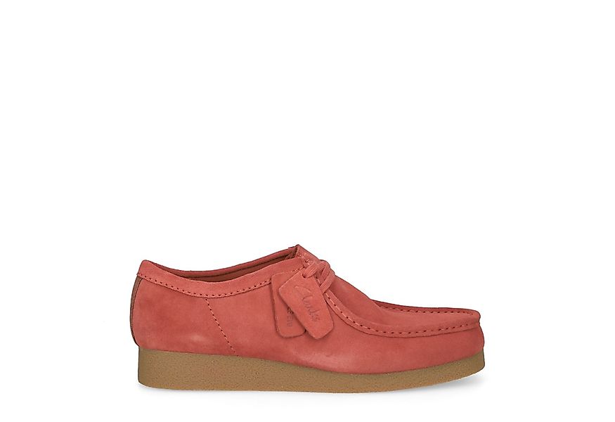 Clarks Clarks WallabeeEVO 26180921 7, Schnürschuhe, Rot, Herren Schnürschuh günstig online kaufen