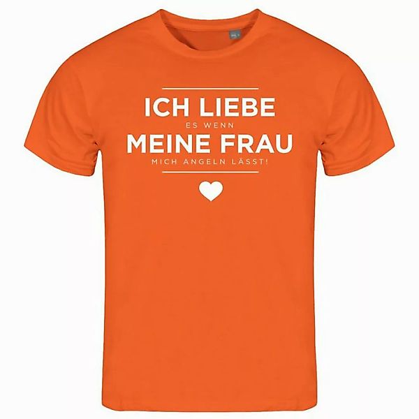 deinshirt Print-Shirt Herren T-Shirt Ich liebe es wenn meine Frau mich ange günstig online kaufen