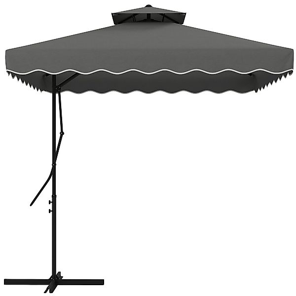 Outsunny Sonnenschirm 243 x 243 cm günstig online kaufen