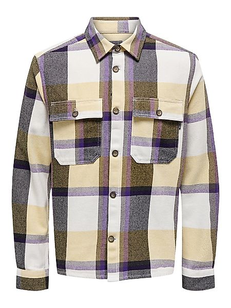 ONLY & SONS Langarmhemd Holzfäller Twill günstig online kaufen