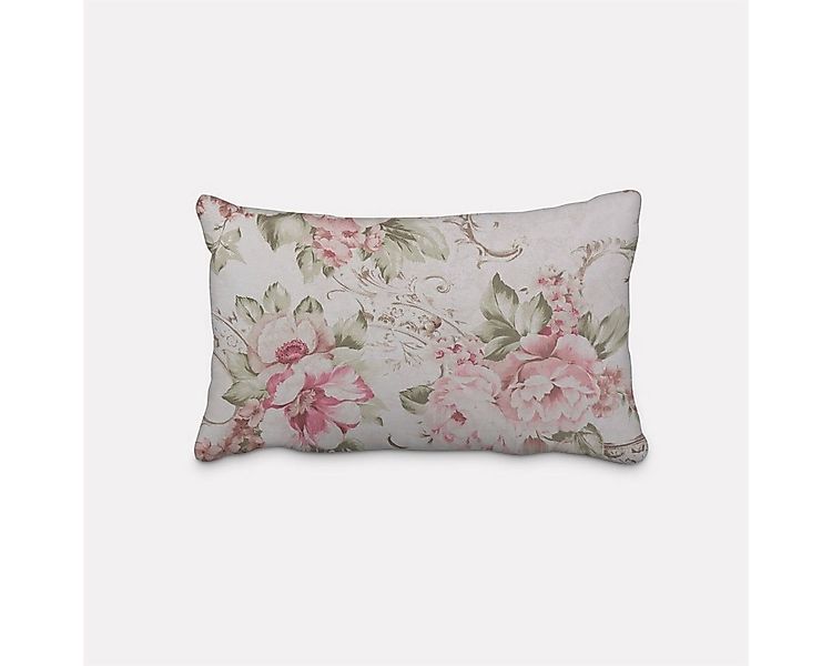 SCHÖNER LEBEN. Dekokissen SCHÖNER LEBEN. Kissenhülle Pfingstrosen Blüten Or günstig online kaufen