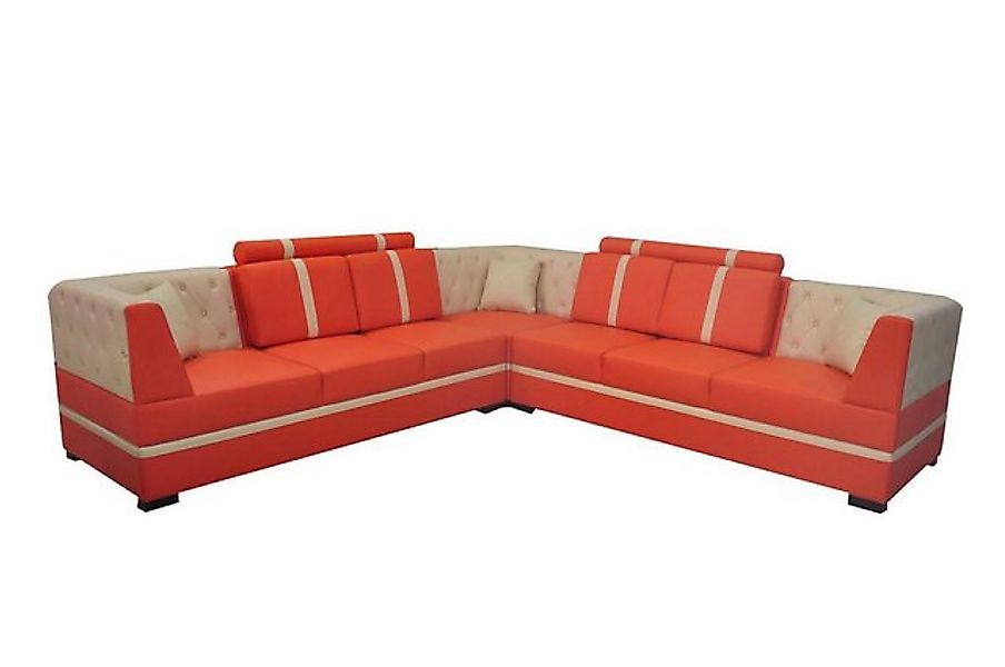 JVmoebel Sofa Eck Sofa Couch Polster Ecke Wohn Zimmer Landschaft Designer C günstig online kaufen