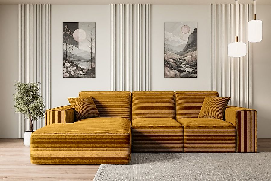 ALTDECOR Ecksofa SERRA-L-S, Couch mit Schlaffunktion, Wohnzimmer - Wohnland günstig online kaufen