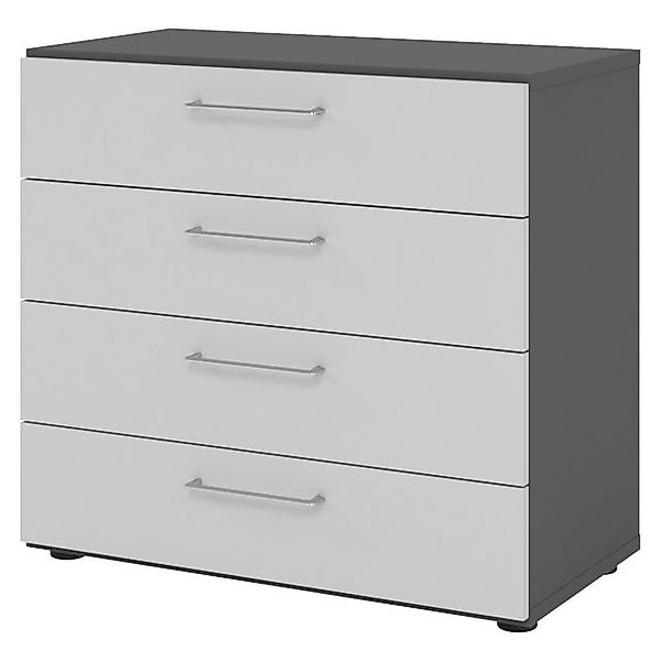 bümö Aktenschrank smart Schubladen Schrank - 4 Schübe Dekor: Graphit/Grau günstig online kaufen