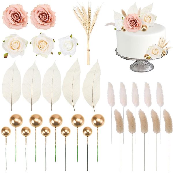 CLTYQ Lernspielzeug Tortenstecker 35 Stk BohoKuchendekorationsset günstig online kaufen