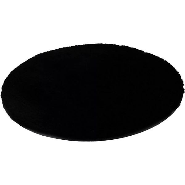 Teppich Softy schwarz D: ca. 80 cm günstig online kaufen