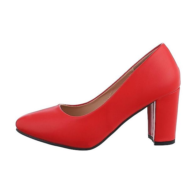 Ital-Design Damen Abendschuhe Elegant High-Heel-Pumps (81409876) Blockabsat günstig online kaufen