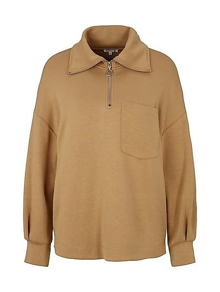 TOM TAILOR Sweatshirt troyer Sweatshirt günstig online kaufen