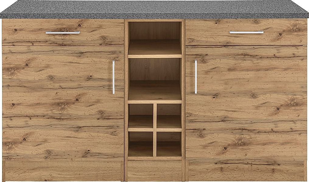 KOCHSTATION Unterschrank "KS-Colmar" 150 cm breit, 2 Schubkästen, 2 Türen, günstig online kaufen