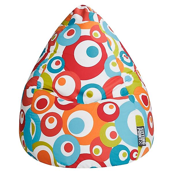Sitting Point Sitzsack Malibu 220 l Türkis Bunt günstig online kaufen