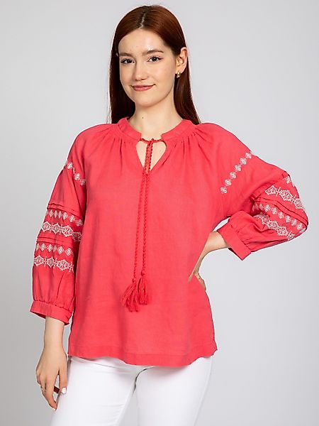 VICCI Germany Langarmbluse aus Leinen mit günstig online kaufen