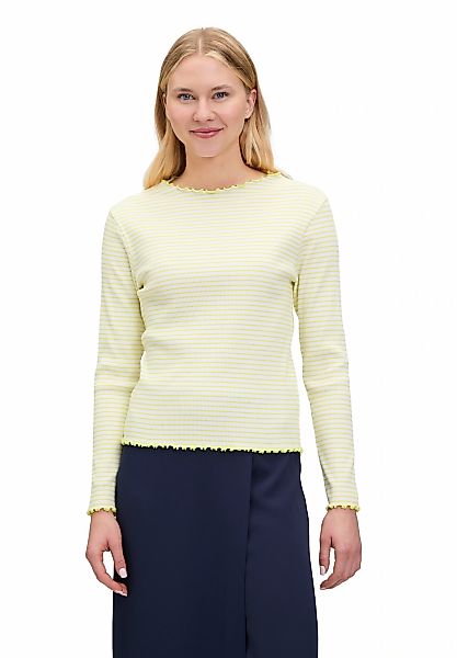 Cartoon Kurzarmshirt "Damen Langarm-Shirt mit Kragen" 1 Stk. tlg. günstig online kaufen