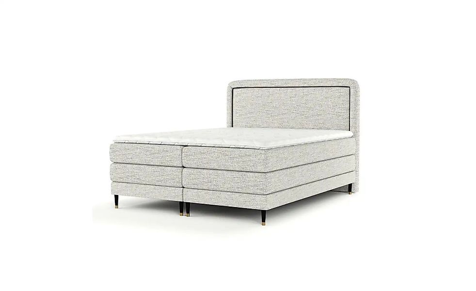 Boxspringbett   ¦ grau ¦ Maße (cm): B: 143 H: 122 Betten > Komfortbetten - günstig online kaufen