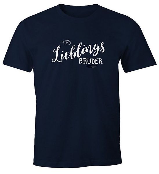 MoonWorks Print-Shirt Herren T-Shirt Lieblingsbruder Geschenk günstig online kaufen