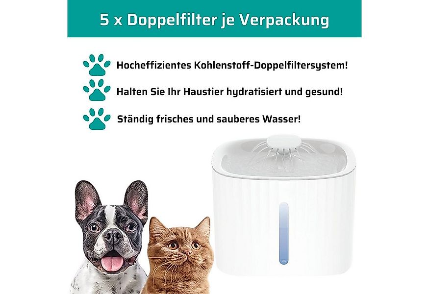 Starlyf Trinkbrunnen Pet Fountain Ersatzfilter, Filter Brunnen für Katze un günstig online kaufen