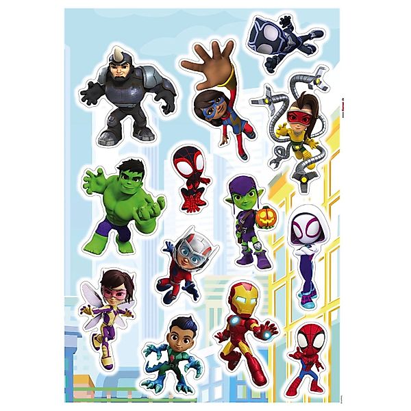 Komar Wandtattoo Marvel Multicolor 50 cm x 70 cm 612746 günstig online kaufen