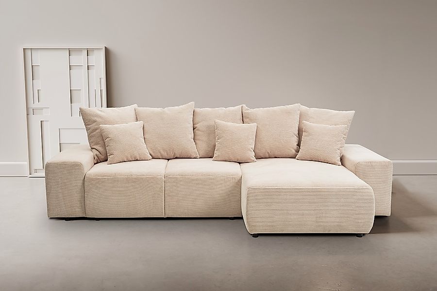 WERK2 Ecksofa "Riwa, modernes Sofa zum Kuscheln und Entspannen, Breite 300c günstig online kaufen