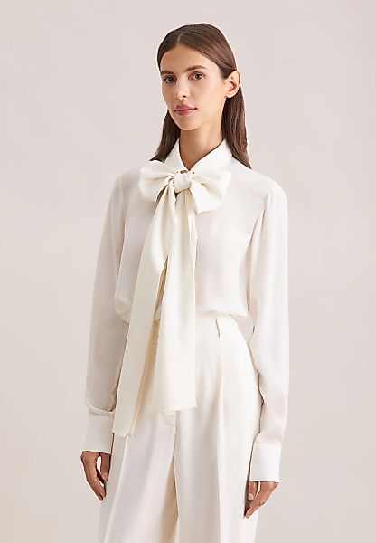 seidensticker Klassische Bluse 1/1 Binderkragen Uni günstig online kaufen