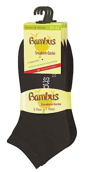 Wowerat Sneakersocken 3 Paar Bambus-Sneakersocken, weiche günstig online kaufen