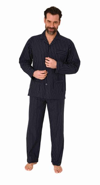Normann Pyjama Herren Schlafanzug lang Pyjama günstig online kaufen