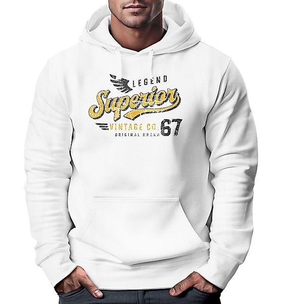 Neverless Hoodie Hoodie Herren Vintage Retro günstig online kaufen