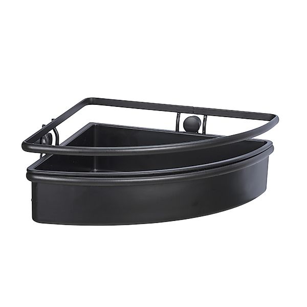 Wenko Eckablage Molinella 30 cm x 8 cm x 21,5 cm Edelstahl-Kunststoff Schwa günstig online kaufen