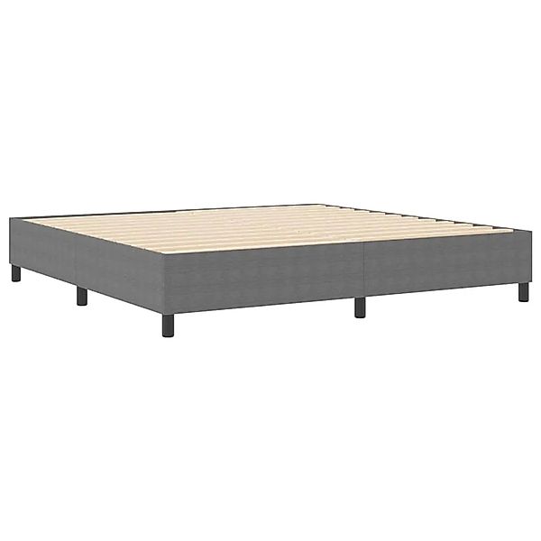 vidaXL Boxspringbett Hellgrau 200 x 200 cm Cordstoff 3337427 günstig online kaufen