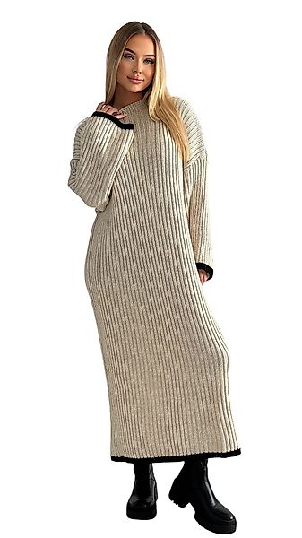 Mississhop Strickkleid Strickkleid Kleid gestrickt lang günstig online kaufen