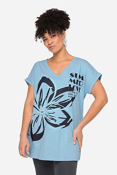 MIAMODA T-Shirt T-Shirt oversized XL Blüte günstig online kaufen
