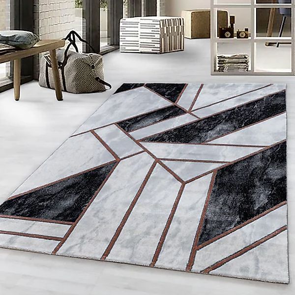 Ayyildiz Teppiche Teppich »NAXOS 3817«, rechteckig, 12 mm Höhe, Wohnzimmer günstig online kaufen