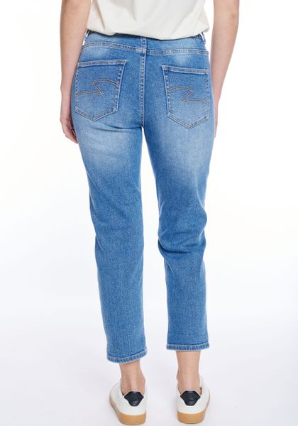 ZABAIONE High-waist-Jeans Ma44rbella mit seitlichem Gummizug günstig online kaufen