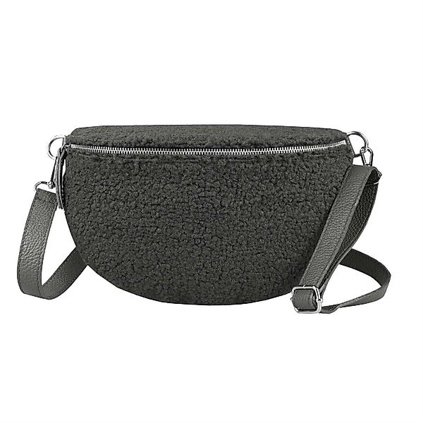 ITALYSHOP24 Bauchtasche Damen Teddyfell Tasche CrossBody günstig online kaufen