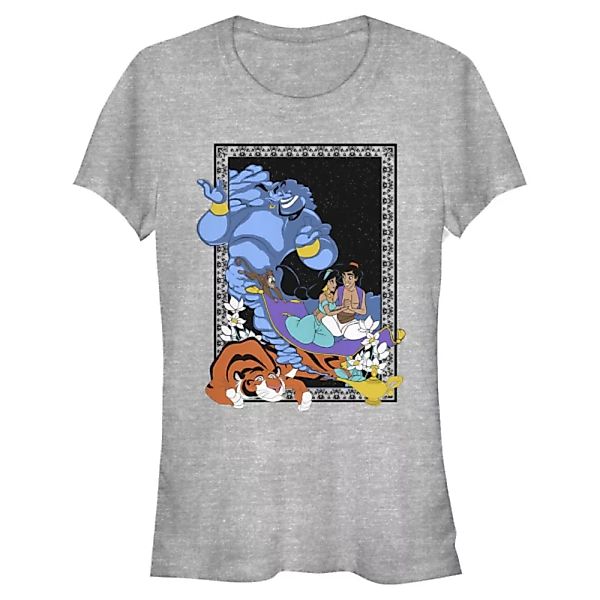 Disney - Aladdin - Gruppe Poster in the Lamp - Frauen T-Shirt günstig online kaufen