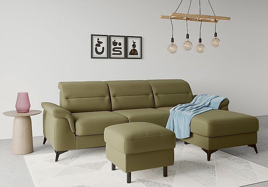 sit&more Ecksofa "Sinatra L-Form" mit Recamiere, optional mit Kopfteilverst günstig online kaufen