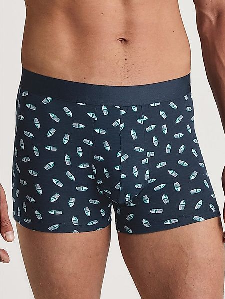 CALIDA Boxershorts Cotton Code Design mit weichem Elastikbund, ohne Eingrif günstig online kaufen