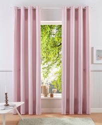 my home Vorhang "Parry" Ösen 2 Stk. tlg. 2-er Set, blickdicht, monochrom, b günstig online kaufen