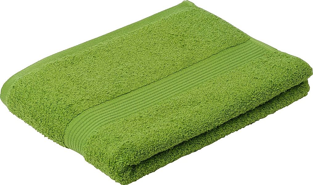 Gözze Badetuch "New York" moderne Uni-Farben, strukturierte Borte, 100% Bau günstig online kaufen