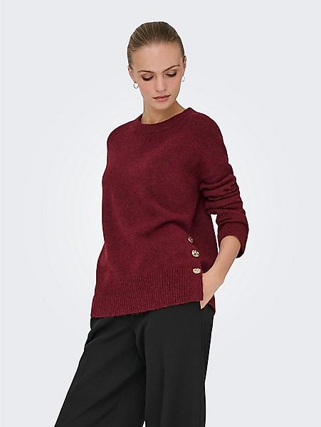 ONLY Strickpullover ONLRENE LIFE LS BUTTON O-NECK CC KNT günstig online kaufen