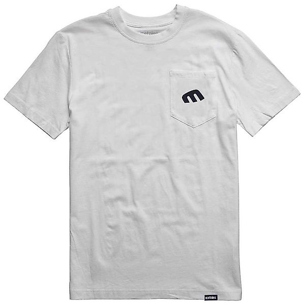 Etnies Style E Pocket Kurzärmeliges T-shirt M White günstig online kaufen