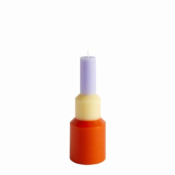 Kerze Pillar Medium wachs orange / Ø 9 x H 25 cm - Hay - Orange günstig online kaufen