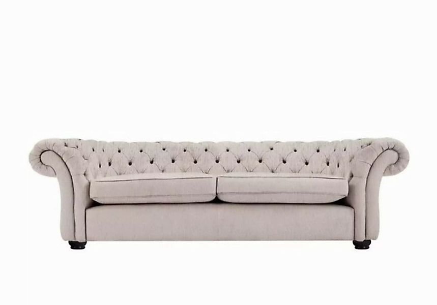 JVmoebel Sofa Designer Tauper Chesterfield Viersitzer Luxus Textil Polster günstig online kaufen